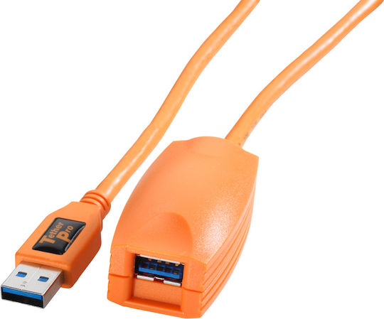Tether Tools USB 3.0 Cablu USB-A - USB-A female Portocaliu 5m CU3017