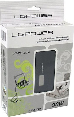 LC-Power Universal Φορτιστής Laptop 90W 20V 4.5A (LC90NB-Multi)