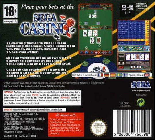 Sega Casino DS