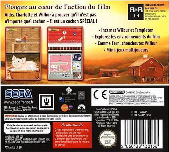 Charlotte's Web DS