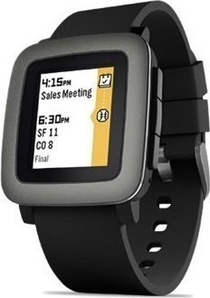 Pebble Time Смартчасовник (Черен)