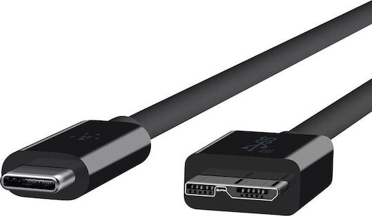 Belkin Cablu USB 3.1 USB-C Masculin - micro USB-B Negru 1m F2CU031bt1M-BLK