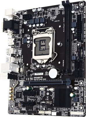 Gigabyte H110M-S2H (rev. 1.0) Motherboard Micro ATX με Intel 1151 Socket