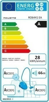 Rowenta Silence Force RO 6441EA Ηλεκτρική Σκούπα 750W με Σακούλα 4.5lt Μπλε