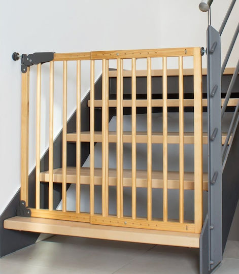 Reer Foldable Security Door Made of Wood in Brown Colour 106cm