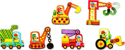 Kids Puzzle Ζωάκια & Οχήματα for 2++ Years 12pcs Djeco