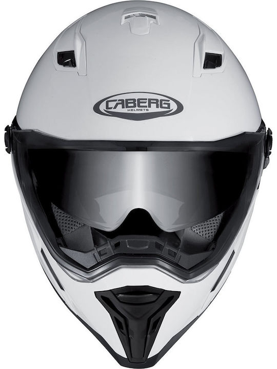 Stunt White Κράνος Μηχανής Full Face 1450gr με Sunvisor