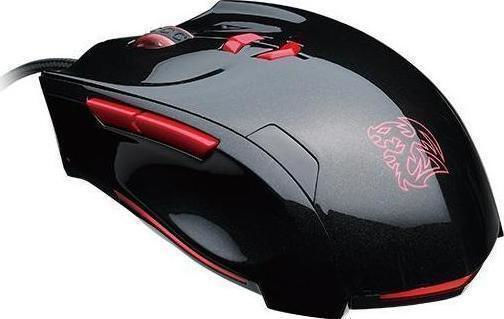 Thermaltake THERON Plus Smart RGB Laser Gaming Gaming Maus 8200 DPI Schwarz