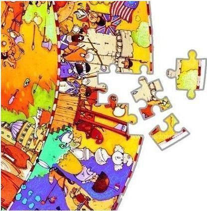 Puzzle pentru Copii Istoria Evoluției Omului pentru 7+ Ani 350buc Djeco