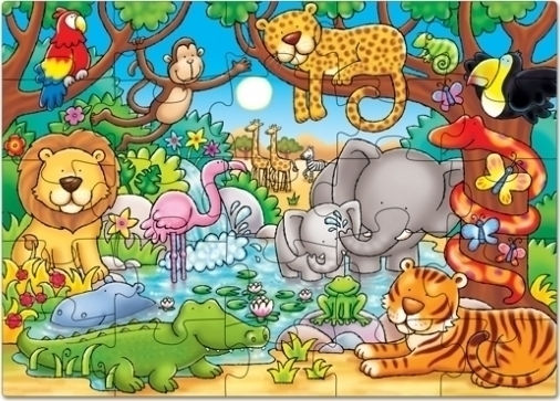 Παιδικό Puzzle Who's in the Jungle? για 3+ Ετών 25pcs Orchard