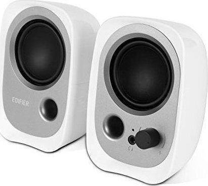Edifier R12U Ηχεία Υπολογιστή 2.0 με Ισχύ 4W σε Λευκό Χρώμα