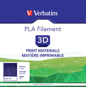 Verbatim PLA Филаменти За 3D Принтери 1.75мм Син 1кг