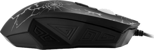 Tracer Battle Heroes Soldier RGB Gaming Mouse Negru
