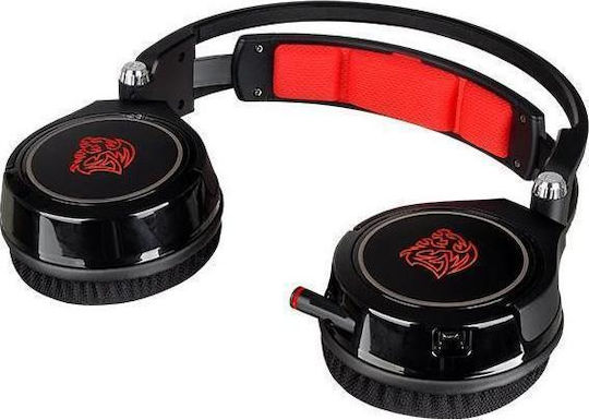 Thermaltake CRONOS AD Über Ohr Gaming-Headset mit Verbindung 3,5mm / USB Schwarz