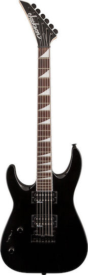 Jackson JS22L Left Handed Chitară Electrică pentru Stângaci Stratocaster cu HH Configurație Doze Negru