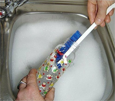 Reer Cleaning Brush for Baby Bottles White Βούρτσα για Μπιμπερό 7511 1pcs