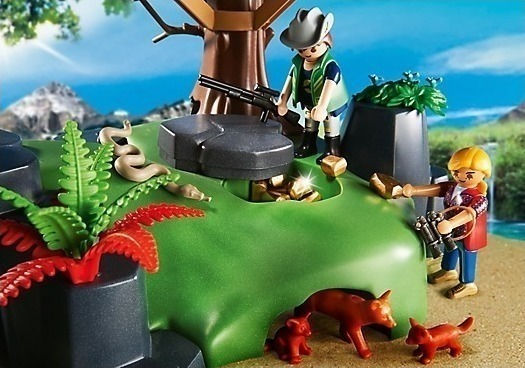 Playmobil Wildes Leben Großes Baumhaus für 4-10 Jahre