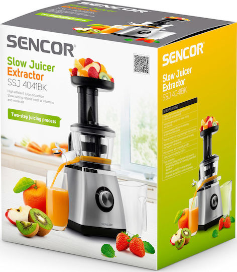 Sencor SSJ4041BK Slow Press Juicer 400W Inox Silver