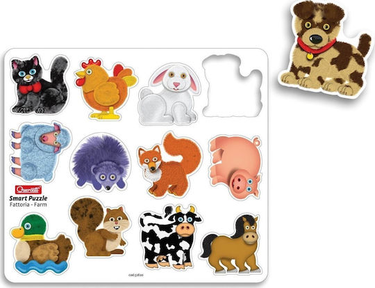 Puzzle pentru Copii Smart pentru 2+ ani+ Ani 12buc Quercetti