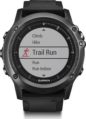 Garmin Fenix 3 Sapphire HR 51mm Smartwatch mit Pulsmesser (Gray)