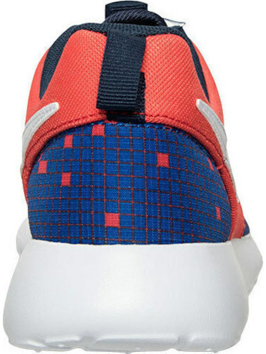 Roshe One Print Αθλητικά Παιδικά Παπούτσια Running με Κορδόνια Πορτοκαλί