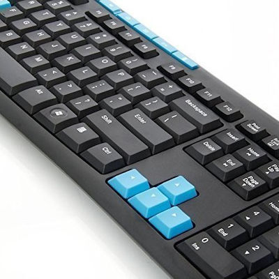 E-More HK3800 Wireless Gaming Keyboard Set & Mouse (English US)