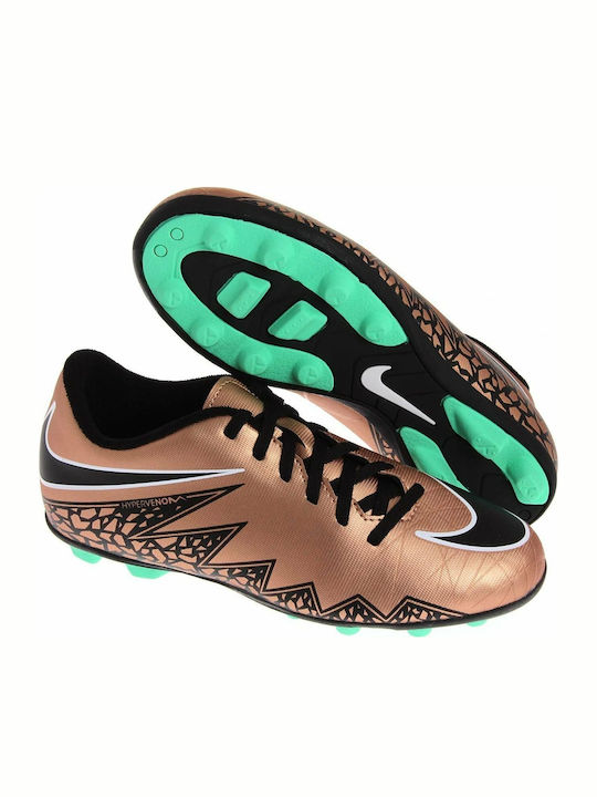Nike Nike Jr Hypervenom Phade FG-R FG Kids Soccer Cleats Molded Gold