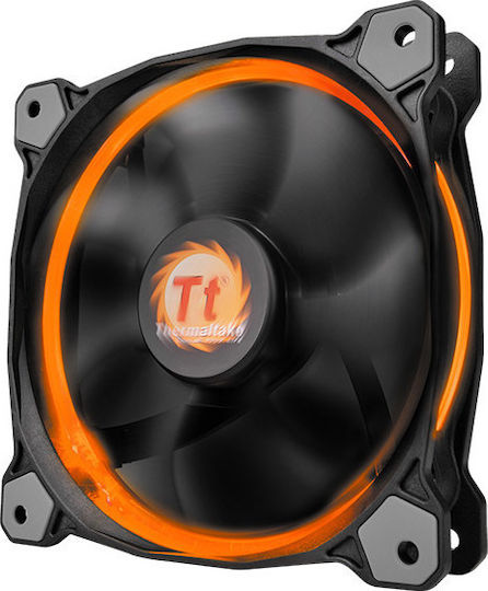 Thermaltake Riing 14 Case Fan 140mm (1400rpm / 51.15cfm) με RGB Φωτισμό και Σύνδεση 4-Pin PWM 3τμχ