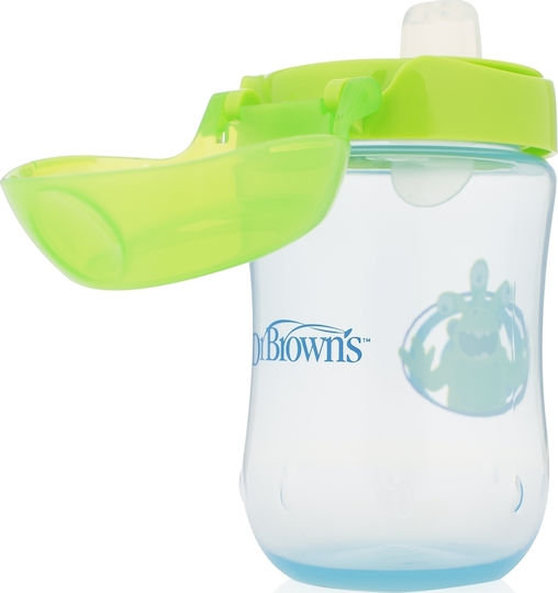 Dr. Brown's Educational Sippy Cup Plastic Green for 9m+m+ 270ml TC 91001