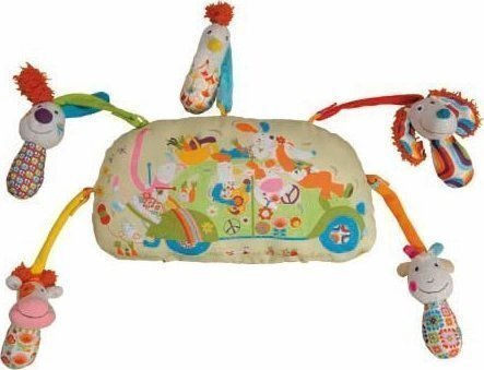 Ebulobo Peace & Love Happy Farm Playmat Γυμναστήριο Δραστηριοτήτων για Νεογέννητα