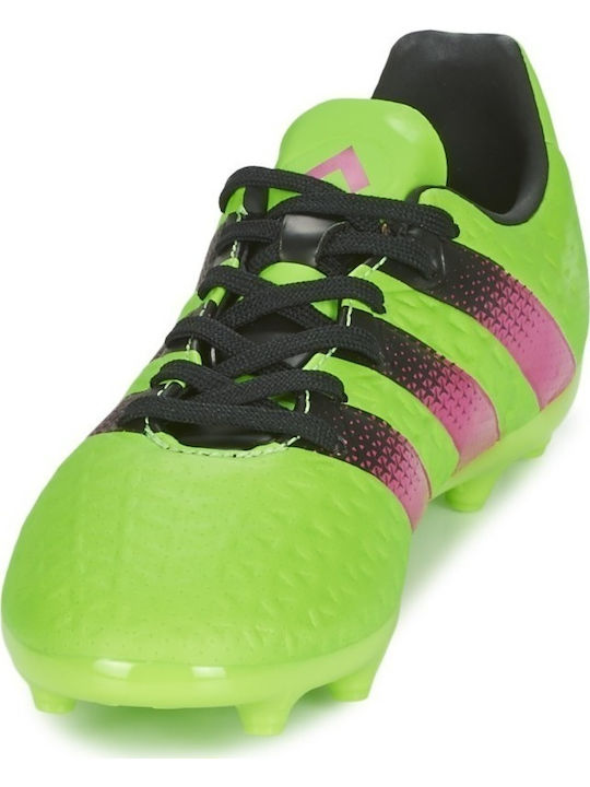 adidas Ace 16.3 FG/AG FG/AG Παιδικά Ποδοσφαιρικά Παπούτσια με Τάπες Πράσινα