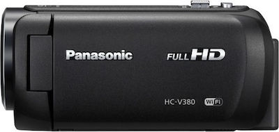 Panasonic Βιντεοκάμερα Full HD (1080p) @ 50fps HC-V380 Αισθητήρας CMOS Αποθήκευση σε Κάρτα Μνήμης με Οθόνη Αφής 3" και HDMI / WiFi / USB 2.0