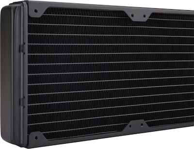 Corsair Hydro H100i v2 Водно охлаждане на процесор Двоен вентилатор 120мм за Socket 115x Черна