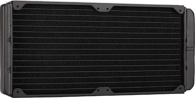 Corsair Hydro H100i v2 Водно охлаждане на процесор Двоен вентилатор 120мм за Socket 115x Черна