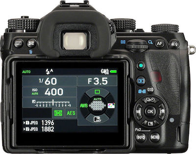 Pentax DSLR Φωτογραφική Μηχανή K-1 Body Full Frame Black
