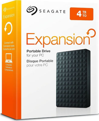 Seagate Expansion Portable (2015) USB 3.0 Εξωτερικός HDD 4TB 2.5" Μαύρο