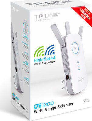 TP-LINK RE355 v1 WiFi Extender Dualband (2,4 & 5 GHz) 1200Mbps
