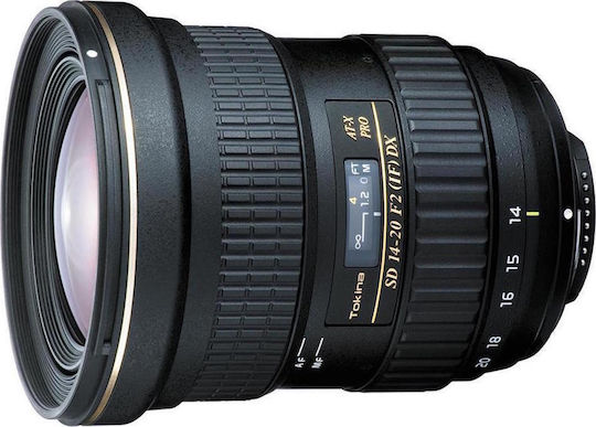 Tokina Crop Φωτογραφικός Φακός AT-X 14-20mm f/2 Pro DX Wide Angle Zoom για Canon EF Mount Μαύρος