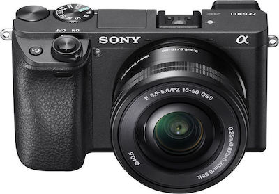 Sony Mirrorless Φωτογραφική Μηχανή α6300 Crop Frame Black