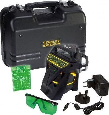 Stanley Fatmax X3G-360 Αυτορυθμιζόμενο Γραμμικό Αλφάδι Laser Πράσινης Δέσμης με Εύρος Εργασίας 35m