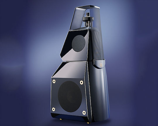 MBL Radialstrahler mbl 111 F Paar Hi-Fi Lautsprecher Boden Schwarz / Gold / Weiß