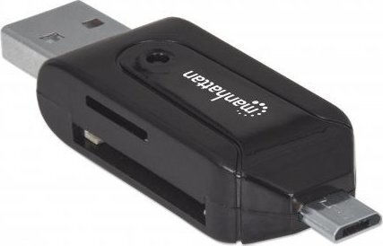 Manhattan imPORT Cititor Carduri USB 2.0 pentru SD/microSD