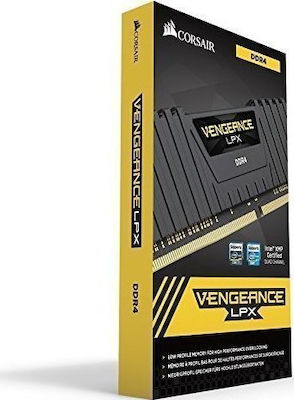 Corsair Vengeance LPX 16GB DDR4 RAM με Ταχύτητα 2666 για Desktop