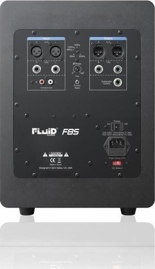 Fluid Audio F8S FL_F8S Active Subwoofer with Speaker 8" 200W Black