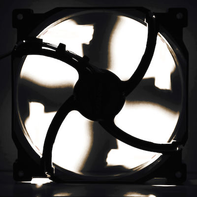 Phanteks PH-F140SP Вентилатор за кутия с Бял осветление и връзка 3-Pin