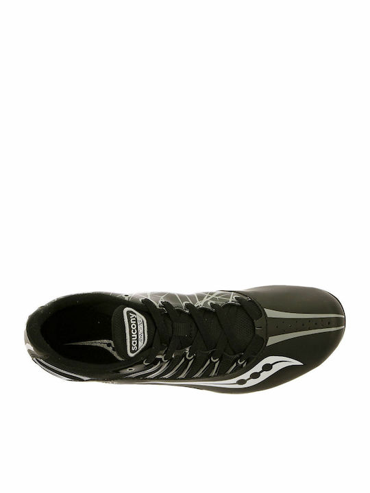 Saucony Spitfire Herren Sportschuhe Spikes Schwarz