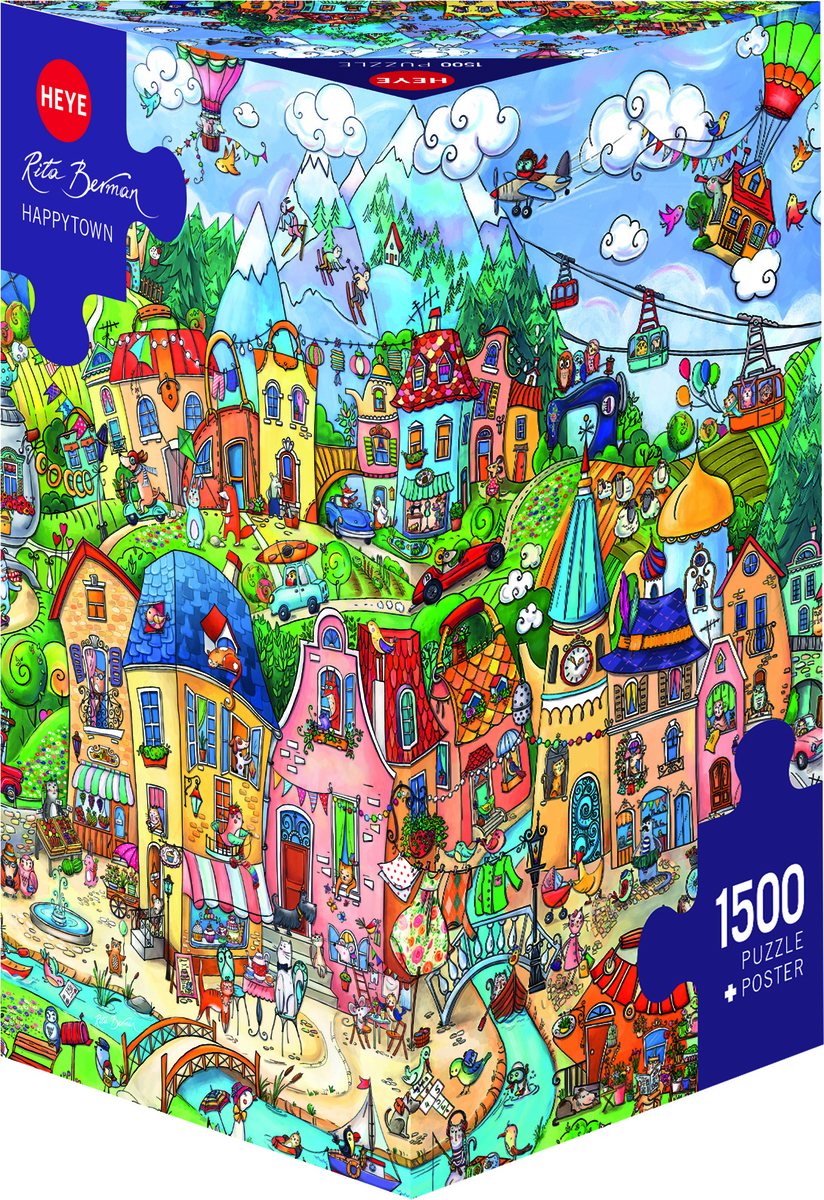Puzzle Rita Berman: Happytown 2D 1500 Κομμάτια 29744 | Skroutz.gr