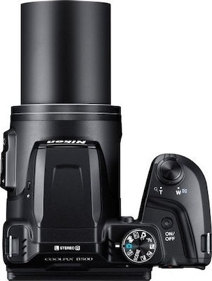Nikon Coolpix B500 Compact Φωτογραφική Μηχανή 16MP Οπτικού Ζουμ 40x με Οθόνη 3" και Ανάλυση Video Full HD (1080p) Μαύρη
