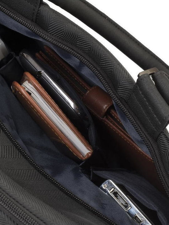 Rivacase 8135 Tasche Schulter / Handheld für Laptop 15.6" in Schwarz Farbe