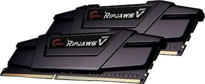 G.Skill Ripjaws V 16GB DDR4 RAM cu 2 module (2x8GB) și Viteză 3200 pentru Desktop